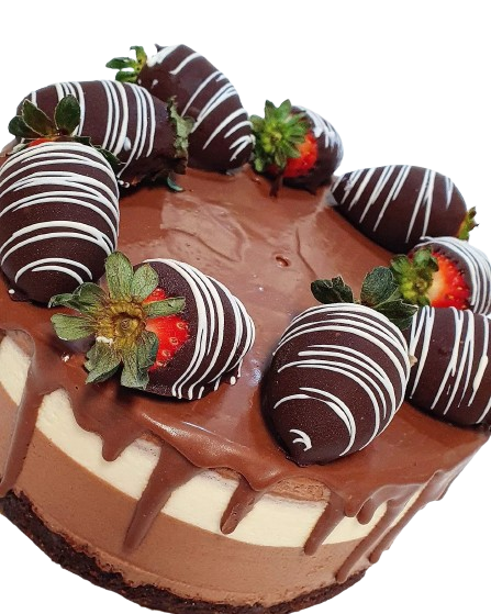 Tarta tres chocolates